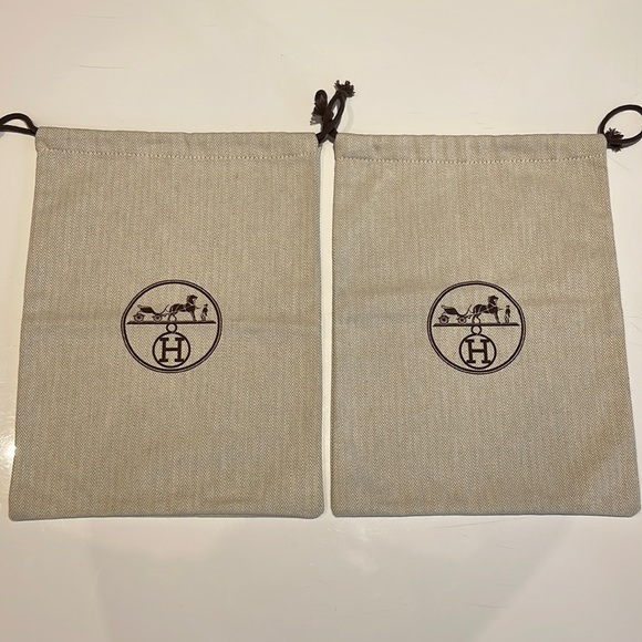 Hermès Dust Bags Set of 2 - Picture 1 of 4